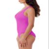 BCA by Rebecca Virtue Women's Standard Madilynn Texture One Piece Swimsuit, Pink view 2