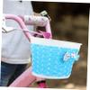 Bike Basket for Boys and Girls Front Basket Bowknot Style Plastic Knitted Compact Strong Ideal for Children Random Style view 3