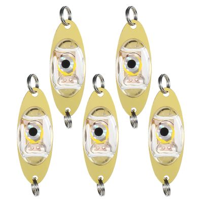 YIWENG Fish lamp, 5Pcs Underwater LED Deep Drop Fishing Squid Fish Lure Light Flashing Lamp