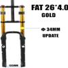 AMeLL Bicycle Shock Fork 26 Inch Air Double Shoulder Speed Shock Absorber Rebound Adjustment for Mountain Bike view 3