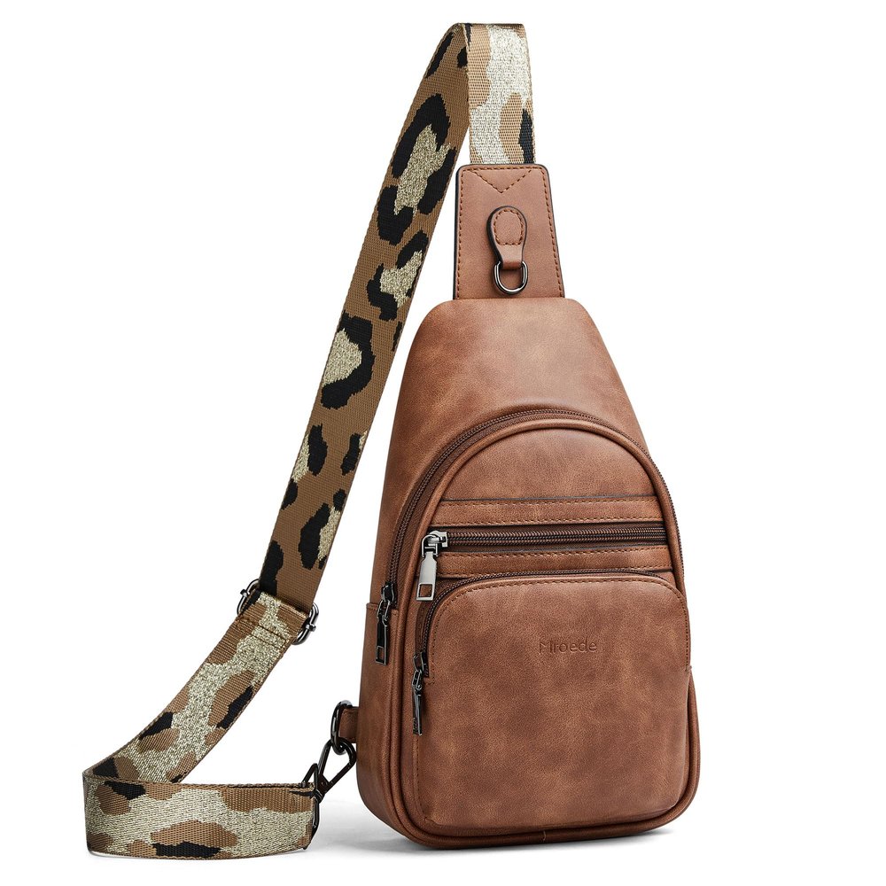 Mroede Sling Bag Crossbody Bags for Women Fanny Packs Purse Backpack Casual Daypacks for Travel Work Shopping