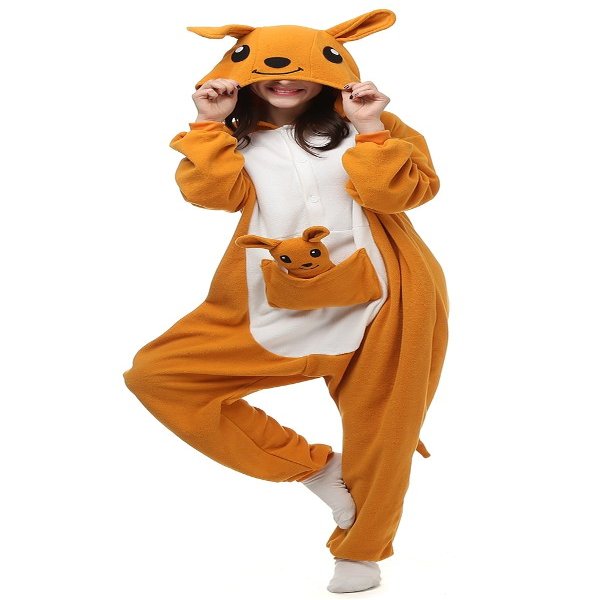 KSPAPITOHAL Pajamas for Women Adult Cartoon Animal Christmas Halloween Cosplay Onepiece Costume Orange