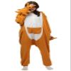 KSPAPITOHAL Pajamas for Women Adult Cartoon Animal Christmas Halloween Cosplay Onepiece Costume Orange view 3