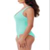 BCA by Rebecca Virtue Women's Standard Madilynn Texture One Piece Swimsuit, Sky view 2