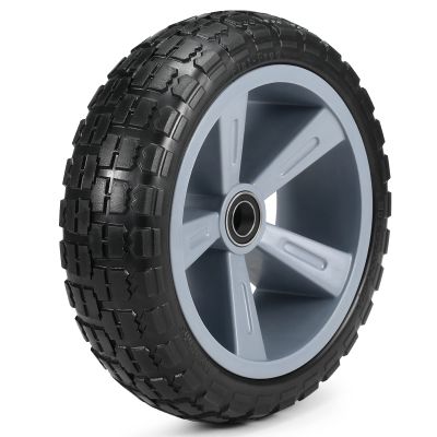 YIWENG Wheel, 10 Inches Puncture-Proof Kayak Trolley Tire Wheel for Kayak Canoe Trolley Cart Replacement Tire Wheel, Black