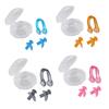 Mobestech 3pcs High-end Silicone Earplugs and Nose Clip Comfortable Swimming Accessories for Adults and Youth for Pool and Surfing Activities view 2