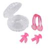 Mobestech 3pcs High-end Silicone Earplugs and Nose Clip Comfortable Swimming Accessories for Adults and Youth for Pool and Surfing Activities view 3