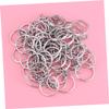 NUOBESTY Pcs Metal Split Key Ring Chain for Accessories and Prevents Keys from view 2