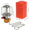 Steam lamp,YIWENG Outdoor Portable Camping Gas Lantern Piezo Ignition Mini Gas Tent Lamp Light with 3 Mantles and Adapter view 2