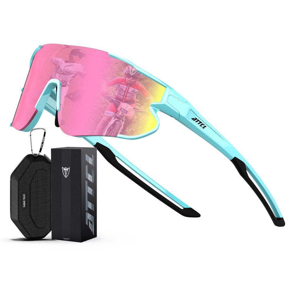 ATTCL Kids Sunglasses: Youth Baseball Sunglasses UV400 Lightweight TR90 Sports Cycling Shades for Boys Girls Softball Running