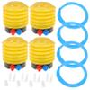 Kisangel Foot Pump for Inflatables Air Mattress Pool Toys Balloons Inflatable Bed Pump with Foot Pedal Compact Portable Design for Kids Adults view 1