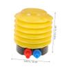 Kisangel Foot Pump for Inflatables Air Mattress Pool Toys Balloons Inflatable Bed Pump with Foot Pedal Compact Portable Design for Kids Adults view 2