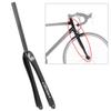 YIWENG Bicycle Fork, 25.4mm Ultralight Full Carbon Fiber Road Bicycle Fork 700C Cycling Fixed Gear Bike Fork Fixie Bike Front Fork 25.4mm view 3