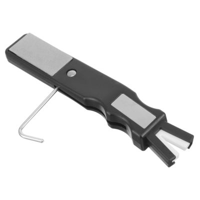 YARNOW 1pc Professional Ice Skate Sharpener Tool Portable Grindstone for Figure and Hockey Skates Easy to Use Compact Design for Go Maintenance