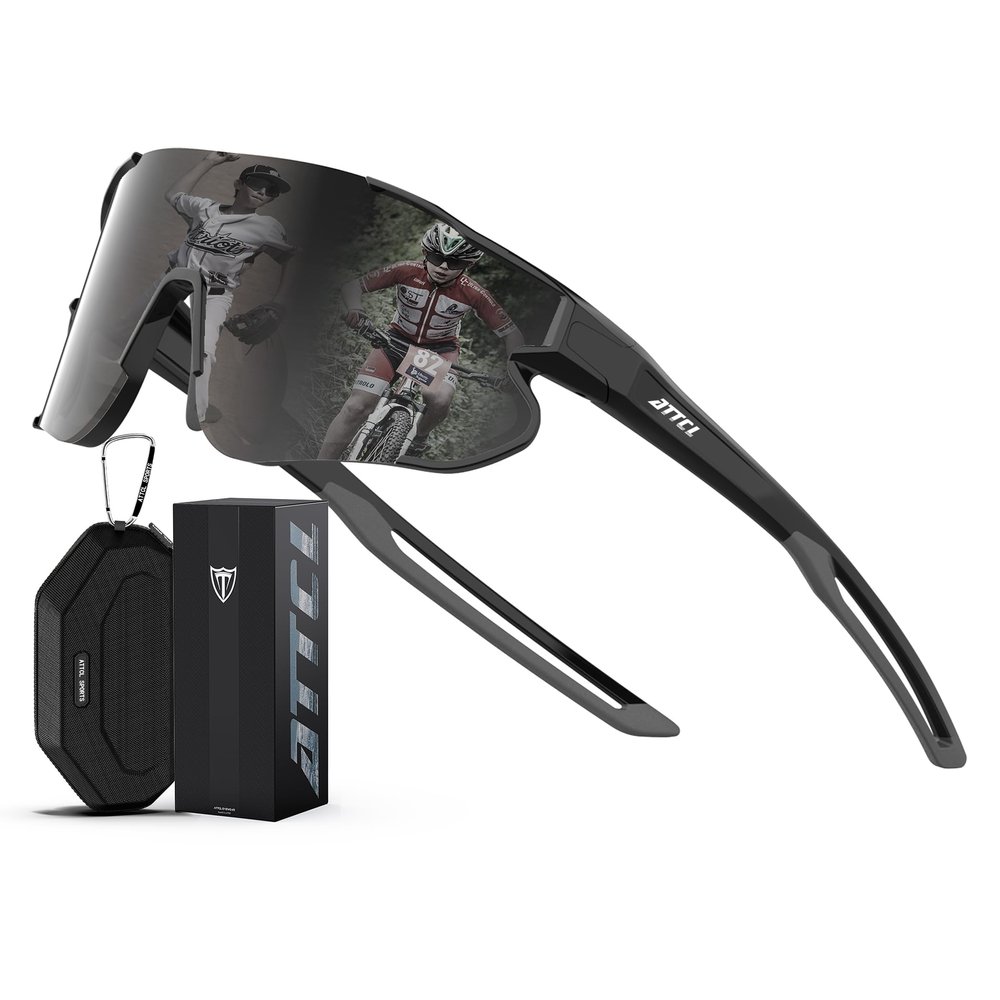 ATTCL Kids Baseball Sunglasses TR90 Lightweight UV400 Youth 8-15 Sports