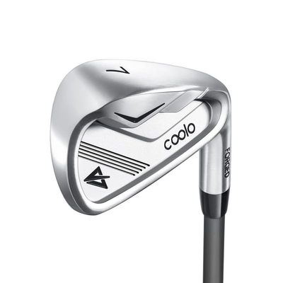 COOLO Graphite Golf Irons, Provide More Speed and Control, Beginner/High Handicap/Seniors/Ladies, Reduced Strain on Elbows and Wrists, Right&Left Handed(Women, #P Iron, Left)