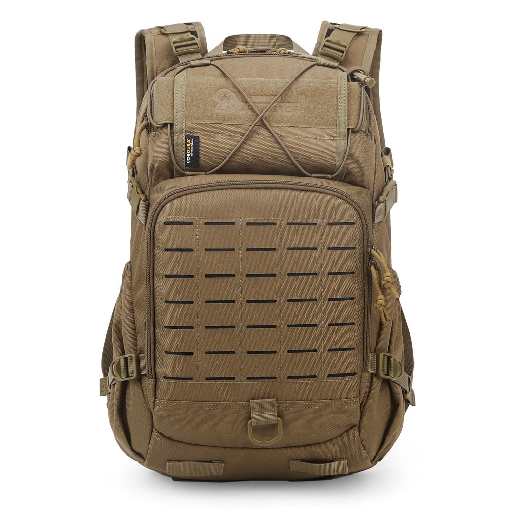 Mardingtop Small Military Tactical Backpack for Men,25L Molle Cordura Backpack for Hiking,Camping,Rucking