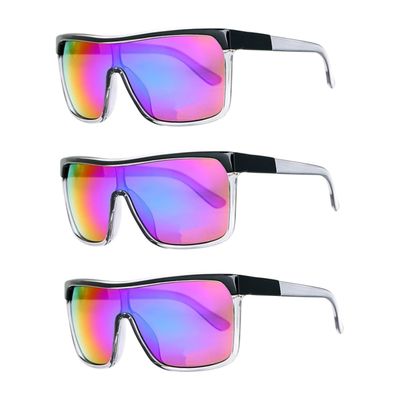 BESPORTBLE 3pcs Outdoor Sports Sunglasses for Adults Uv Windproof for Cycling Running Hiking Lightweight and Scratch Resistant for Weather Activities