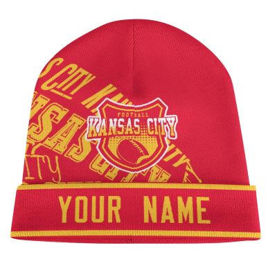 Custom Personalized Knitted Winter Hat - Stylish Sports Fashion Accessory, Soft and Cozy for Long-Lasting Warmth, Great Gift for Sports Fans