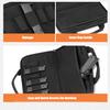 Amebee Tatical Case Soft Pistol Case High Density Nylon Carrie Gun Pistol Hand Gun Case Bag Soft Storage Hand Carry Value Items Security Gun Bag Compact Size Secure Carry Case (Soft Case Black) view 3