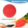 AMOR PRESENT Inflatable Playground Ball, 8.5 Inch Dodgeballs Kickballs with Air Pump, for 4 Square Ball Games, Red view 2