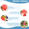 AMOR PRESENT Inflatable Playground Ball, 8.5 Inch Dodgeballs Kickballs with Air Pump, for 4 Square Ball Games, Red view 3