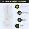 Rawxy Hitters Baseball Softball Batters Elbow Guard (White, Adult-S/M) view 2