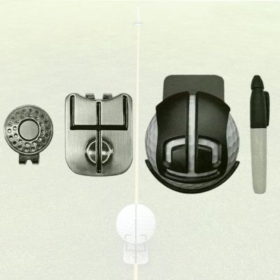 Meideli Golf Putter Alignment Aid Kit Golf Ball Marker Lightweight Portable Golf Putting Accuracy Marker Training Tool Golf Accessories Golf Gadgets Sets
