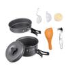 BESPORTBLE Lightweight Outdoor Cooking Set Portable Camping Cookware and Tableware for People Durable Compact Design for Hiking Picnics and Backpacking view 1
