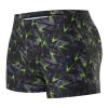 Xioker Men Swimsuits Jammer for Swimming,Swim Jammer Men Square Legs UPF50 +,Trunks with Drawstring(Grey Green Printed L) view 1