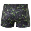 Xioker Men Swimsuits Jammer for Swimming,Swim Jammer Men Square Legs UPF50 +,Trunks with Drawstring(Grey Green Printed L) view 3