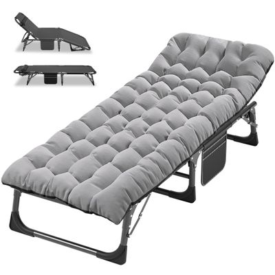 ABORON Camping Cot for Adult 28" Extra Wide, Heavy-Duty 1200D Oxford Cot for Sleeping, Portable Folding Camp Bed with Mat & Carry Bag