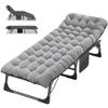 ABORON Camping Cot for Adult 28" Extra Wide, Heavy-Duty 1200D Oxford Cot for Sleeping, Portable Folding Camp Bed with Mat & Carry Bag view 1