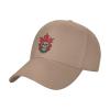 Canadian Maple Leaf Skull Baseball Caps for Men Women Hat Adjustable Cap Trucker Hats Dad Cap Natural view 2