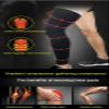 Mcolics Sports Non Slip Compression Full Knee Leg Long Sleeves for Adult Men Women Thigh Calf Support for Basketball Football (Dark Blue, X-Large) view 4