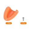 uxcell Marine Wire Cable Vent Cover, 1Pcs - Nylon Clamshell Hose Vent Cover with Screws, Transducer Mounting Plate for Boat Yacht (Orange, 2.91x2.64 Inch) view 3