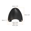 uxcell Marine Wire Cable Vent Cover, 1Pcs - Nylon Clamshell Hose Vent Cover with Screws, Transducer Mounting Plate for Boat Yacht (Black, 2.91x2.64 Inch) view 2
