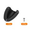 uxcell Marine Wire Cable Vent Cover, 1Pcs - Nylon Clamshell Hose Vent Cover with Screws, Transducer Mounting Plate for Boat Yacht (Black, 2.91x2.64 Inch) view 3
