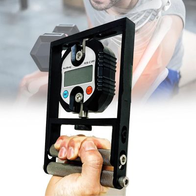 Hand Dynamometer, Digital Grip Strength, Carbon Structural Steel, Maximum Load 330Lbs/150kg, for Wrist Forearm Finger Muscle Training Strength Data Test