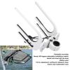 DAUERHAFT Wakeboard Tower Stand with Wakeboard Rack Aluminum Alloy White Easy Install Rustproof Rotating Bracket for Wakeboard Tubes view 2