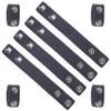 FREEBLOSS 8pcs Belt Keepers for Duty Belt Double Snaps Belt Keepers Security Tactical Web Belt Keepers Leather Belt Keepers for Police Equipment Accessories