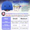 DINILEMU Kids Bike Helmet with DIY Stickers and Knee Pads Elbow Pads Wrist Guard Set for Ages 3-5-8 Toddler Boys Girls Helmet for Roller Skates Cycling Skateboarding Bicycle Scooter-Blue view 3