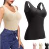 Hourglass Sculpting Self Heating Vest, Women's Built-in Bra Thermal Underwear view 3