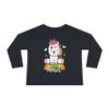 NineFit Basics Magic Unicorn Long Sleeve Top Pink 4T view 3