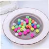 Happyyami 72pcs Round Beads Wheel Spoke Beads Wire Beads Accessories Rope view 2