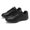 GlideMoves Women Black Tumbling Dance Cheer Shoes 10 view 3