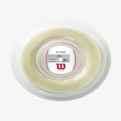 Wilson NXT Tennis String Reel 200M (Comfort, Control, Power) (NXT Power - Natural 17g (1.24mm))