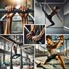 Mx Chalk, 3 Bottles 60 ml of Brea Liquida, Pole Fitness, Aerial Dance, Weightlifting, Baseball, Gym, Amber view 4