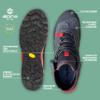 Alpina PERFORMANCE Men Waterproof Boots Vibram Camping Hiking Backpacking Grip Lightweight Vegan Synthetic Made in Europe Size 13.5 EU 48 Black/Red view 3