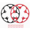 KTKEET 110/130BCD Chainring 36/38/40/42/44/46/48/50/52/54/56/58/60T Round Narrow Wide Chainring 5 Bolts Bicycle Chainwheel for 8-12 Speed Road Bike Folding Bicycle (Black,130BCD 42T) view 3